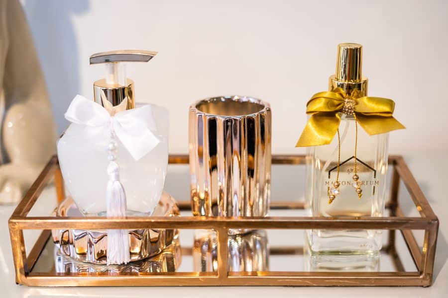 botellas perfume decorativas 2 Botellas de perfume decorativas