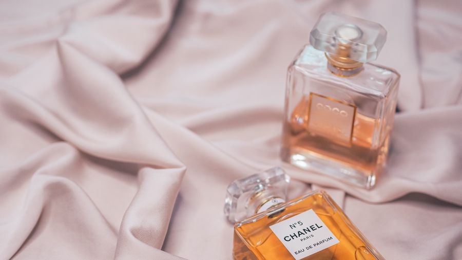 Frascos de perfume de lujo