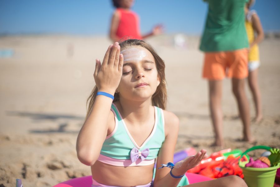 Protector solar infantil para piel sensible