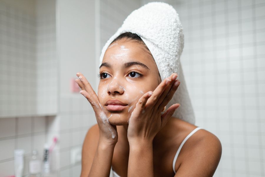 Rutina facial anticontaminación