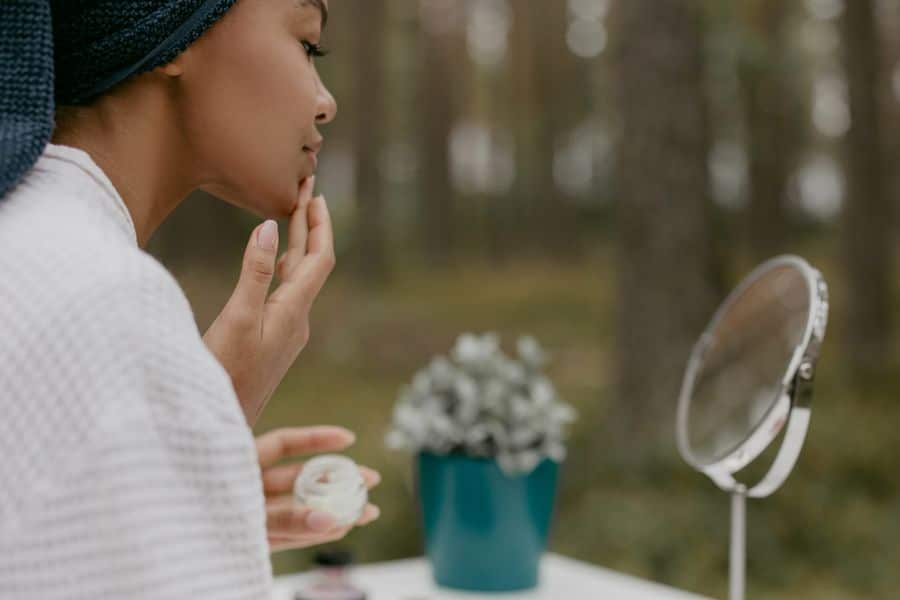 Rutina facial natural para hidratación